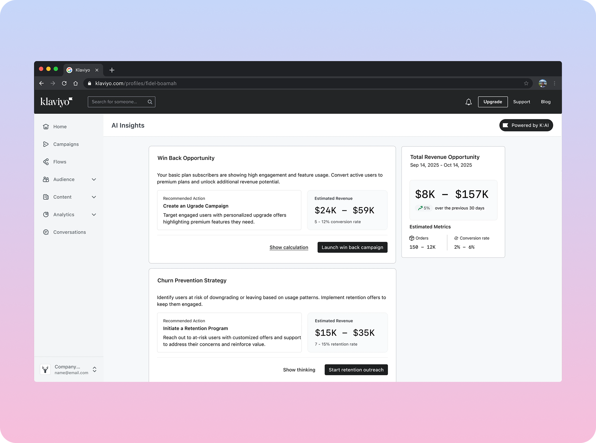 AI Insights UI